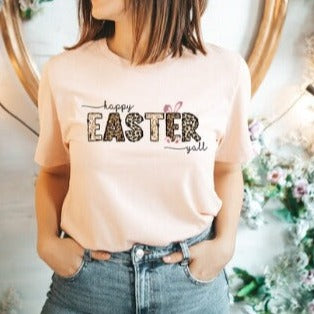 RTS Happy Easter Yall Glitter Dream Transfer - Nu Kustomz llc