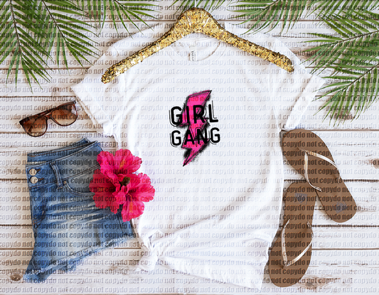 RTS Girl Gang Glitter Dream Transfer Screen Print - Nu Kustomz llc