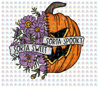 Kinda Sweet Spooky With Pocket Glitter Dream Transfer