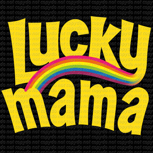 RTS Glitter Lucky Mama Dream Transfers - Nu Kustomz llc
