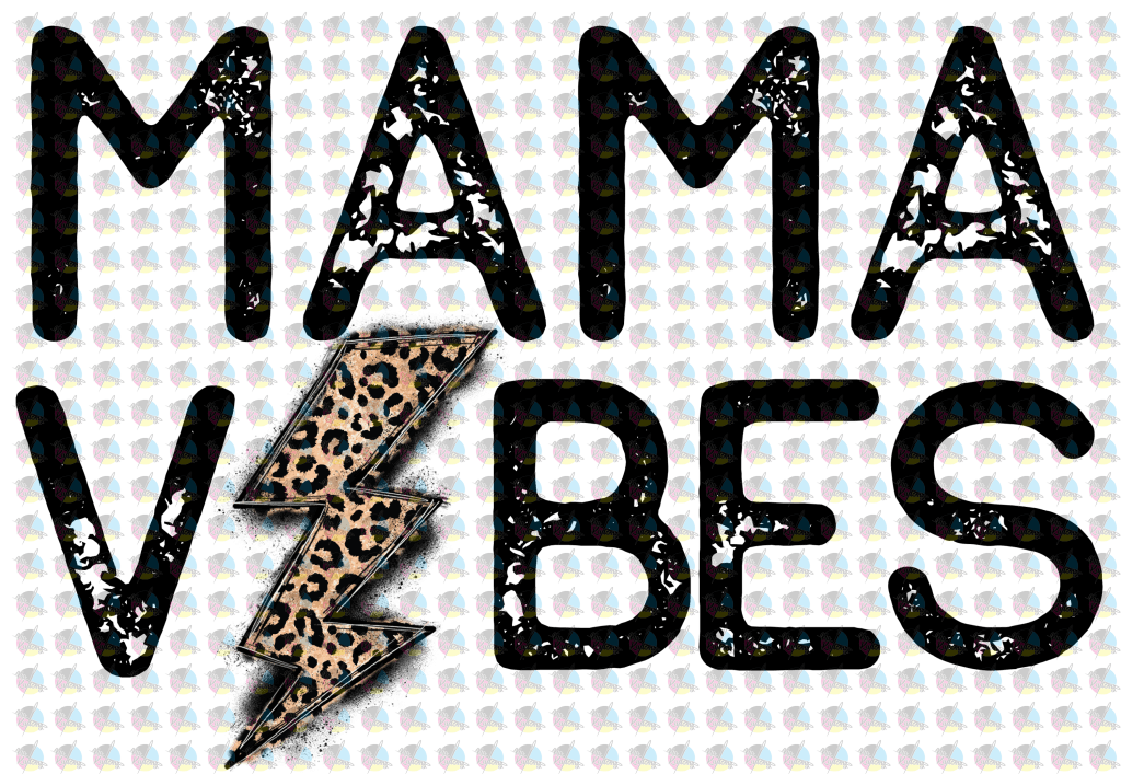 Pocket/koozie Pre-Order Mama Vibes Glitter Dream Transfer Screen Print