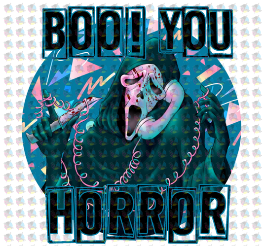 Pre-Order Boo! You Horror Glitter Dream Transfer