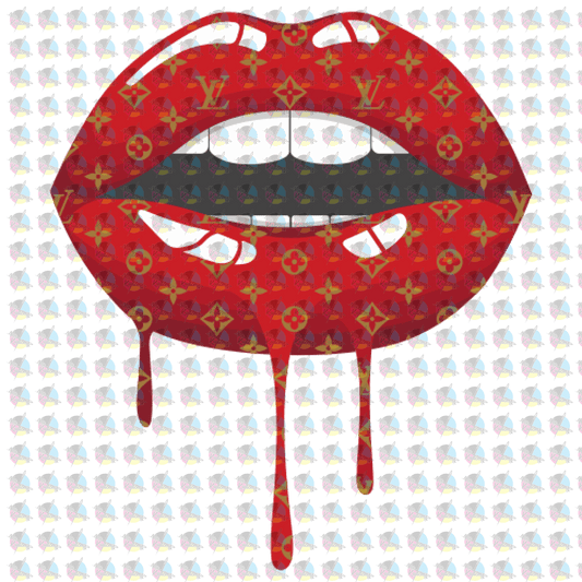 Pre-Order Drip Lip Louie Glitter Dream Transfer Pocket/koozie Size Screen Print