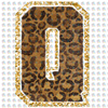 Pre-Order Faux Chenille Alphabet Leopard Glitter Dream Transfer Screen Print