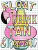 Pre-Order Float Tan Drink Beer Bottle Glitter Dream Transfer Screen Print