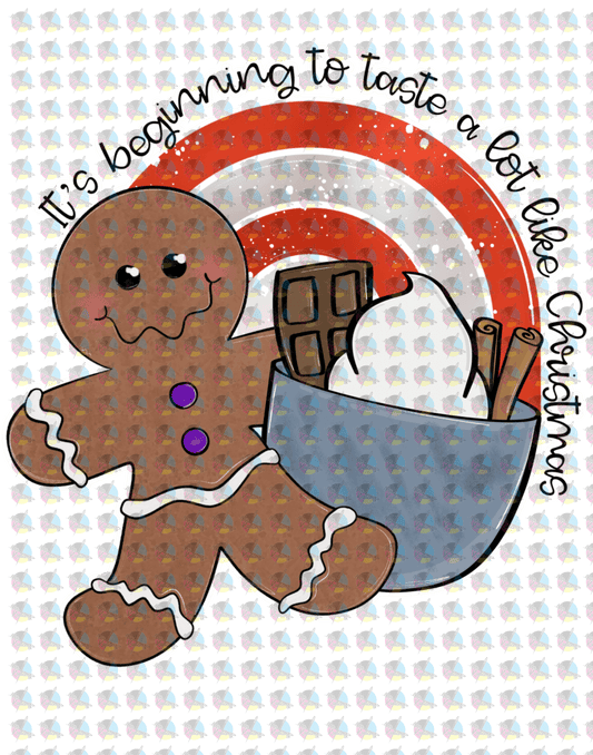 Pre-Order Gingerbread Man Kids Size Non-Glitter Dream Transfer