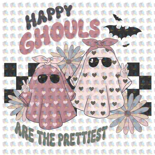 Pre-Order Happy Ghouls Are The Prettiest Glitter Dream Transfer