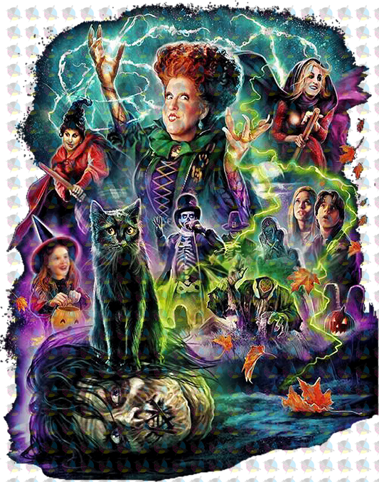 Pre-Order Hocus Collage Glitter Dream Transfer Screen Print