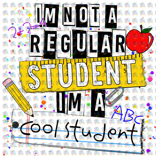 Pre-Order Im Not A Regular Student Cool Non-Glitter Dream Transfer