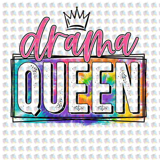 Pre-Order Kids Queen Drama Glitter Dream Transfer Screen Print