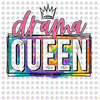 Pre-Order Kids Queen Drama Glitter Dream Transfer Screen Print