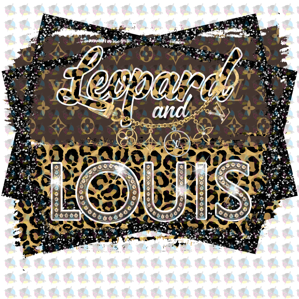 Pre-Order Leopard And Louis Glitter Dream Transfer Nk Exclusive With Pocket Screen Print