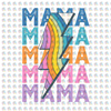 Pre-Order Mama Lightning Stack Rainbow Bright Glitter Dream Transfer Screen Print