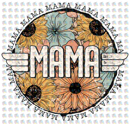 Pre-Order Mama Wings Glitter Dream Transfer Screen Print