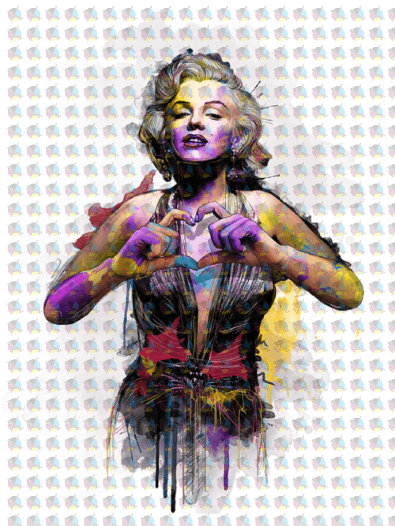 Pre-Order Monroe Love Glitter Dream Transfer Screen Print