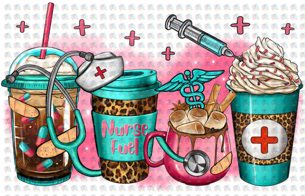 Pre-Order Nurse-Fuel Coffee Cups Non-Dream Transfer