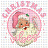 Pre-Order Pink Santa Vibes Non-Glitter Dream Transfers