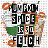 Pre-Order Pumpkin Spice Is So Fetch Non-Glitter Dream Transfer