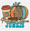 Pre-Order Pumpkin Spice Junkie Glitter Dream Transfer