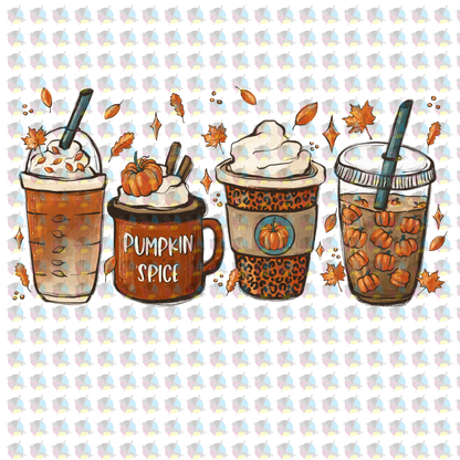Pre-Order Pumpkin Spice Latee Glitter Dream Transfer
