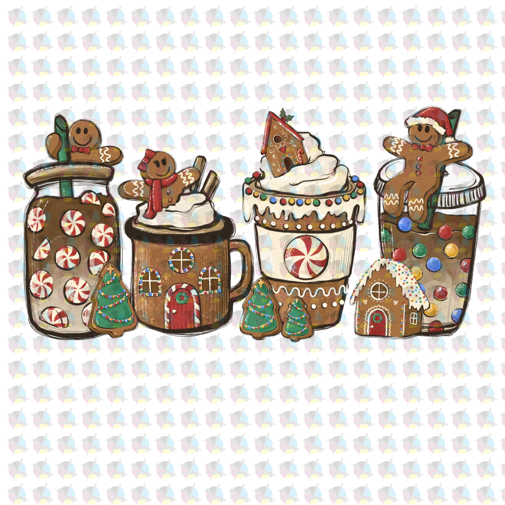 RTS Red Ginger man Coffee Tree Non-Glitter Dream Transfers – Nu Kustomz llc