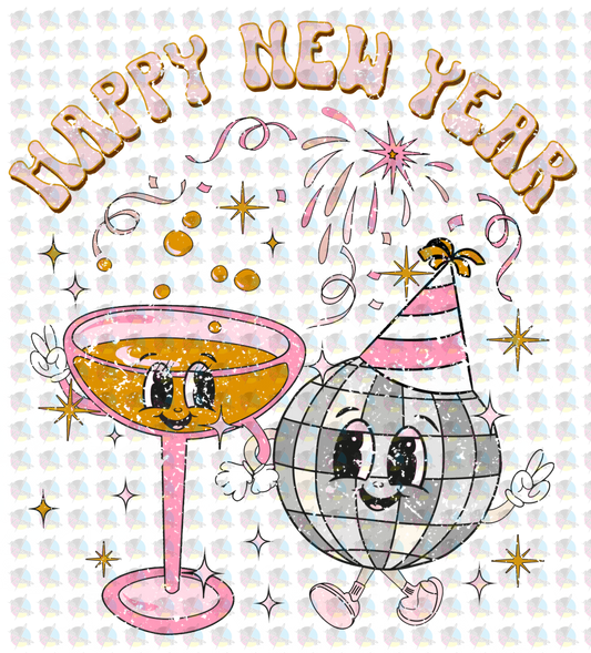 Pre-Order Retro Mascot Happy New Years Non-Dream Transfer