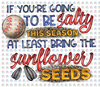 Pre-Order Salty Sunflower Seeds Baseball Glitter Dream Transfer Screen Print