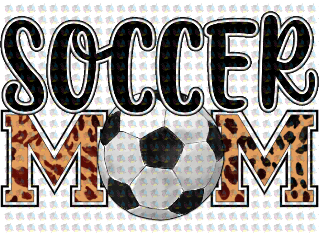 Pre-Order Soccer Mom 1 Glitter Dream Transfer Screen Print