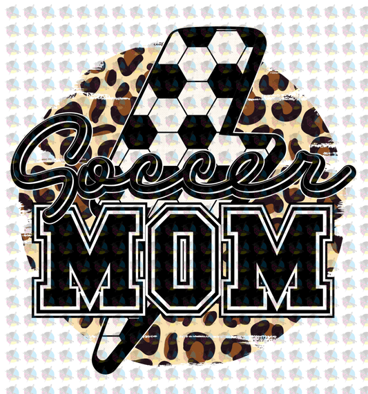 Pre-Order Soccer Mom Bolt Glitter Dream Transfer Screen Print