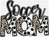 Pre-Order Soccer Mom Leopard Glitter Dream Transfer Screen Print