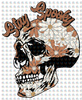 Pre-Order Stay Spooky Floral Skull Non-Glitter Dream Transfer