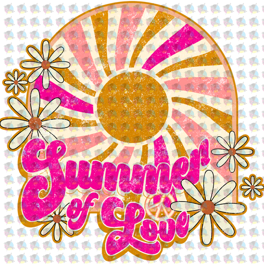 Pre-Order Summer Of Love Glitter Dream Transfer Screen Print