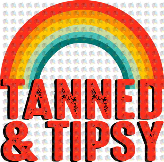 Pre-Order Tanned And Tipsy Glitter Dream Transfer Screen Print