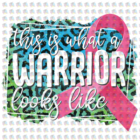 Pre-Order This Is What A Warrior Looks Like Pocket/koozie Glitter Dream Transfer