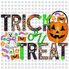 Pre-Order Trick Or Treat Halloween Leoparrd Glitter Dream Transfer