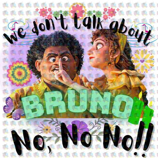 Pre-Order We Dont Talk About Bruno No Glitter Dream Transfer Screen Print