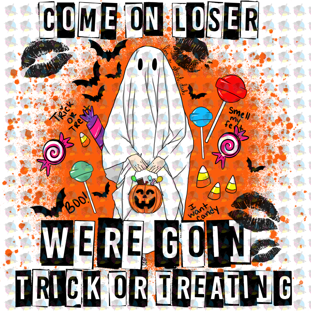 Pre-Order Were Going Trick Or Treating Glitter Dream Transfer