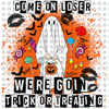 Pre-Order Were Going Trick Or Treating Glitter Dream Transfer