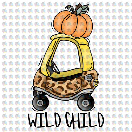 Pre-Order Wild Child Pumpkin Cozy Coupe Glitter Dream Transfer