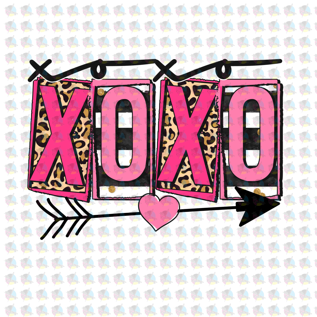 Pre-Order Xoxo Arrow Glitter Dream Transfer