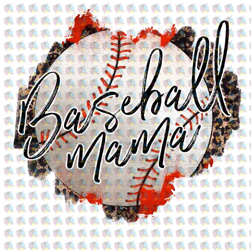Rts Baseball Mama Glitter Dream Transfer Screen Print