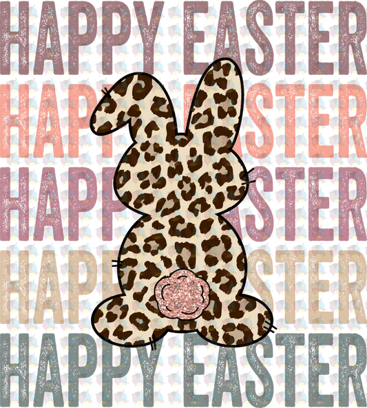 Rts Happy Easter Bunny Glitter Dream Transfer