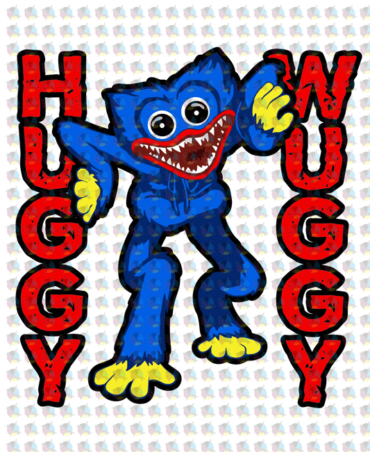 Rts Kids Huggy Wuggy Glitter Dream Transfer Screen Print