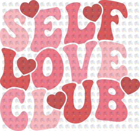 Rts Love Retro Self Love Club Glitter Dream Transfers