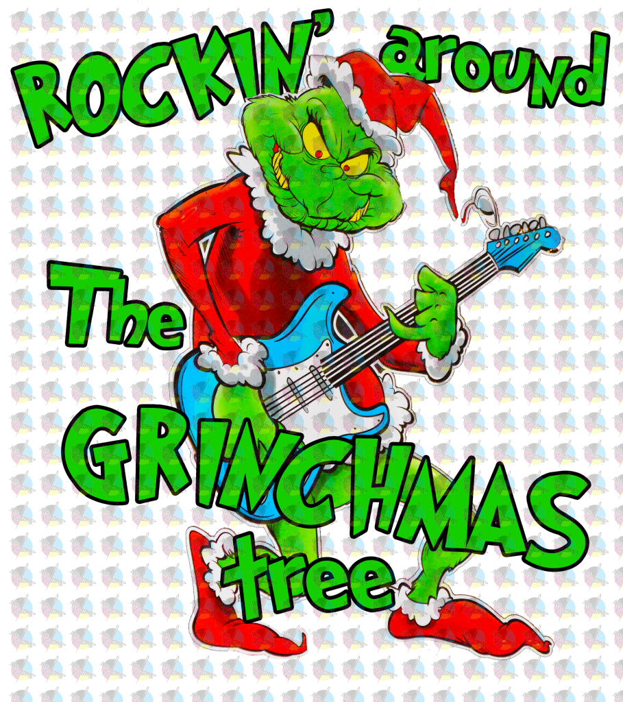 Rts Rockin Around The Greenmas Tree Non-Glitter Dream Transfer