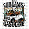 Rts Run On And Gasoline Dream W/Pocket Clear Film Screen Print Transfer