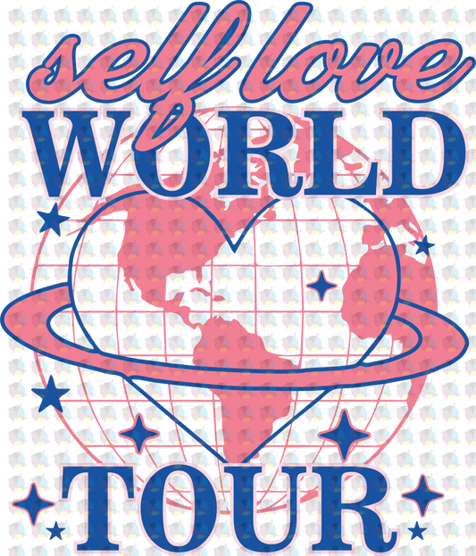 Rts Self Love World Tour Heart Glitter Dream Transfers