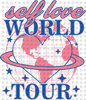 Rts Self Love World Tour Heart Glitter Dream Transfers