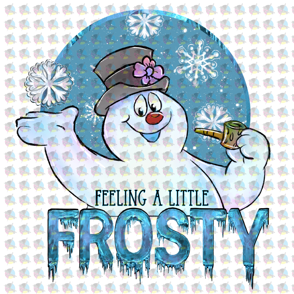 Rts Snowman Glitter Dream Transfer