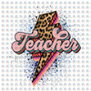 Rts Teacher Bolt Glitter Dream Transfer Screen Print